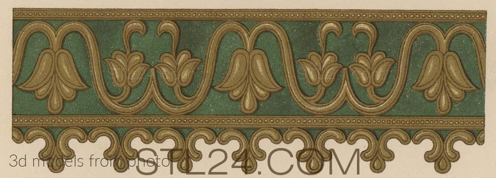 Фризы (FRIESE_0362 -  | 3D model 3DSMAX / OBJ / STL) 3D модель для ЧПУ станка
